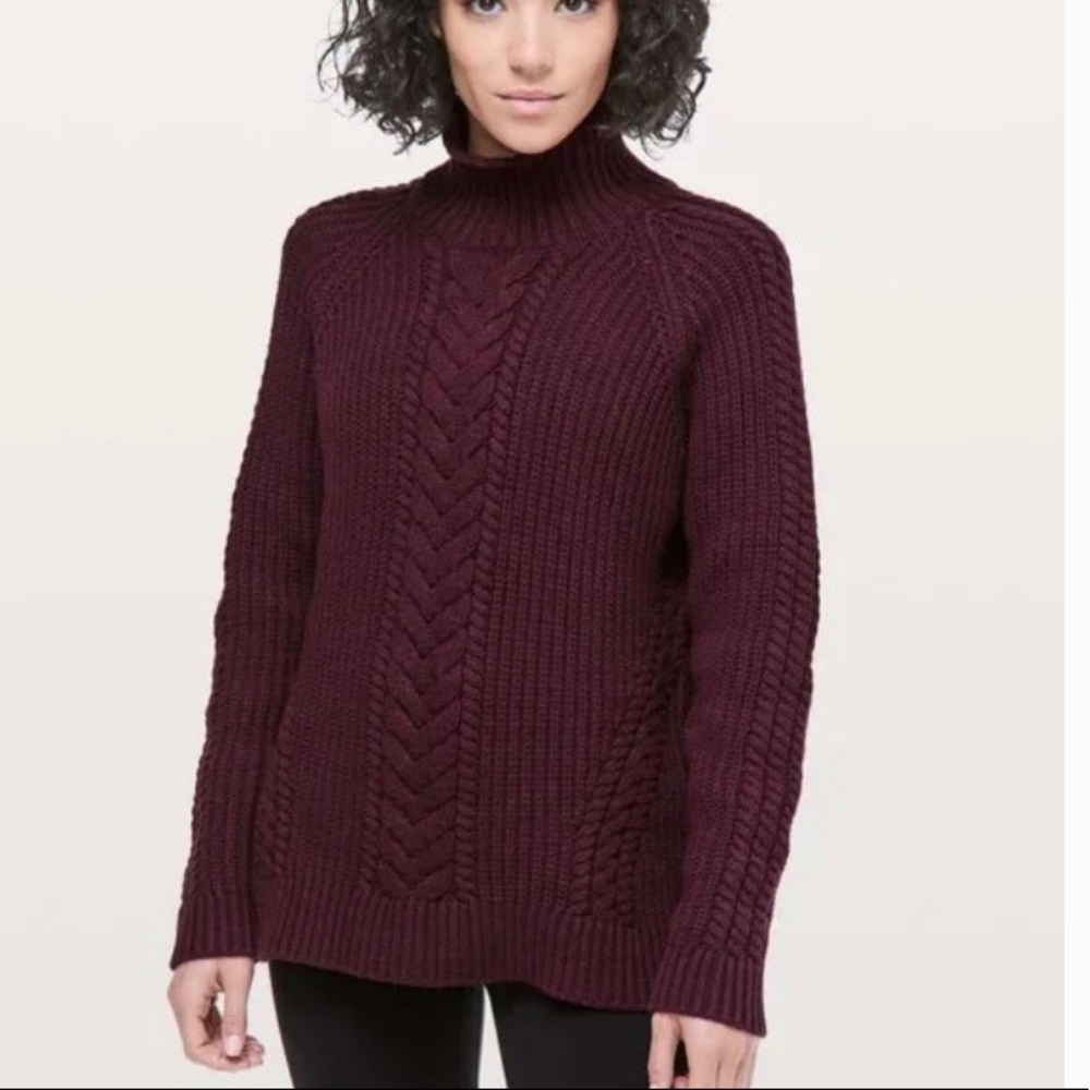lululemon athletica Burgundy Sweater
